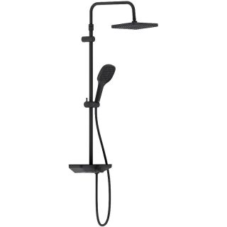 Душевая стойка Damixa Merkur 940730300 Черная матовая